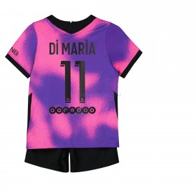 Barn Fotballdrakter Paris Saint-Germain Di Maria 11 Fjerde Jordan 2021 Kortermet